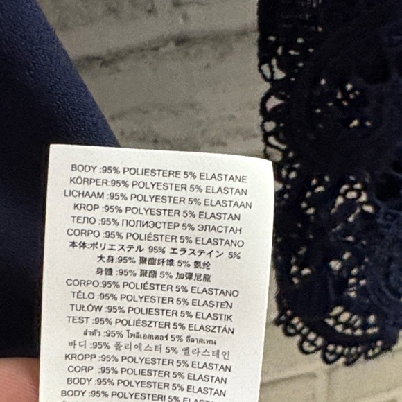 Michael Kors brand polyester hippy lace long sleeve Womens dress Sz small - Picture 13 of 15